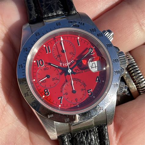 tudor red dial